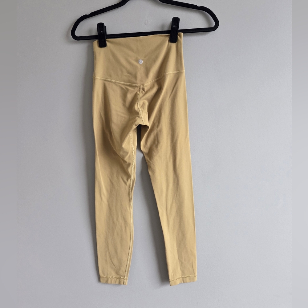 Lululemon Athletica Align High Rise Pant Leggings Chartreuse Yellow Green Size 4 - Picture 3 of 8